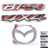 ราคา ชุด โลโก้ ฝาท้าย ตรามาสด้า + "4x4" + "BT-50" แท้ โครเมี่ยม 3 ชิ้น สำหรับ มาสด้า บีที-50 Mazda BT-50 Pro 4x 2012 2020 (7923213127)