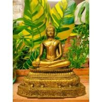 ราคา พระศรีศาสดา วัดพระศรีรัตนมหาธาตุ รุ่นเเรก สีทองเก่า ขนาด 5 นิ้ว สูง 10 นิ้ว (26178573190)