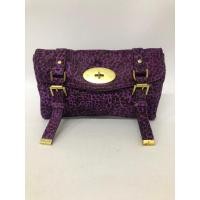 ราคา กระเป๋ามือสอง หนังแท้ MULBERRY MADE IN ENGLAND สีม่วง อะไหล่ทองเหลือง ขนาด 11 นิ้ว พร้อมส่ง (18972177210)