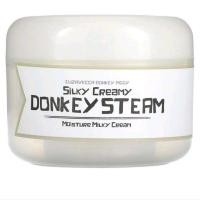 ราคา Elizavecca New Lot Donkey Piggy, Silky Creamy Donkey Steam, Moisture Milky Cream, 3.53 oz (100 g) made in Korea (28410171470)