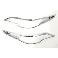 ราคา ครอบไฟหน้า/ฝาไฟหน้า โตโยต้า ฟอร์จูนเนอร์ TOYOTA FORTUNER 2015-2020 ชุบโครเมี่ยม พื้นดำโลโก้ขาว (24963578994)