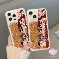 ราคา [จัดส่งในพื้นที่] เคสทรายไหลสีทอง ชินดินสอสี สําหรับ IPhone 16 15 14 13 7 8plus Pro Promax XR XS (28580779575)