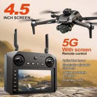 ราคา โดรมบังคับdji4.5 นิ้วรีโมทคอนโทรล 4K Drone Ultra Clear มุมกว้างปรับไฟฟ้า 3 เลนส์ Brushless ง่ายต่อการควบคุมโดรมบังคับ (26468626305)