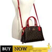 ราคา Coach กระเป๋าสะพาย 91494 MINI LILLIE CARRYALL IN SIGNATURE CANVAS (IMRVQ) BY:Madamclassic (28075596424)