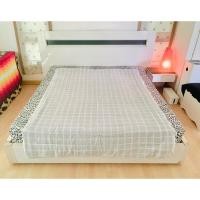 ราคา ที่นอนปิคนิค หรือท๊อปเปอร์ ขนาด 5ฟุต สีเทาลายตาราง มือสองขายตามสภาพ สินค้าญี่ปุ่น-เกาหลีแท้ (27868457843)