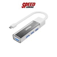 ราคา UNITEK (H1319AWH01) Bi-Directional Hub with Detachable Cable 4 Ports 5Gbps Hub (White) | By Speed Gaming (43604147418)