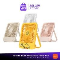 ราคา Jisulife FA26A U-thin Table Fan (G) (B.Duck/White/Pink/Brown) พัดลมตั้งโต๊ะไร้สาย (23682224561)