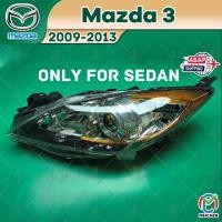 ราคา ไฟหน้ารถยนต์ Mazda 3 mazda3 Axela Sedan 2009-2013 ไฟหน้า โคมไฟหน้า เลนส์ไฟหน้า front lamp โคมไฟหน้ารถยนต์ ไฟหน้าโปรเจคเตอร์  โคมไฟหรถยนต์ headlamp headlight front light (24823740217)