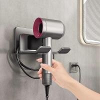 ราคา ที่วางไดร์เป่าผมติดผนังห้องน้ํา | ห้องน้ํา ชั้นวางเครื่องเป่าผมอลูมิเนียมแบบไม่มีหมัด (26534572561)