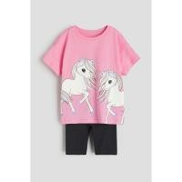 ราคา H&M(เอชแอนด์เอ็ม) ชุดพิมพ์ลาย 2 ชิ้น เด็กผู้หญิง 1238606_6 (24691312729)