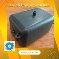 ราคา ปั้มลมมีที่FEEDอากาศเข้า ปั้มออกซิเจน ขนาดเล็ก AC 220V Mini Air Pump 16L/AC 220V (27416459391)