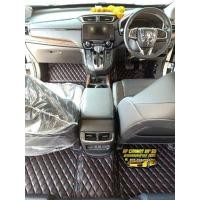 ราคา พรมรถยนต์ Honda CRV ปี 2017-2020 รุ่น G5/ 5 ที่นั่ง เต็มคัน 6 ชิ้น/พรมหนัง 6D VIP เข้ารูป (18465032219)