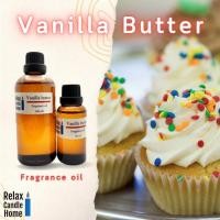 ราคา หัวน้ำหอมกลิ่น Vanilla butter เกรดพรีเมียม Fragrance oil สำหรับเทียนเเละเครื่องหอม 30ml/100ml กลิ่นวนิลาบัตเตอร์ (10538066616)