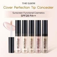 ราคา [the Saem] Cover Perfection Tip Concealer 6.5g / SPF28 PA++ / 9 สี (28654973981)