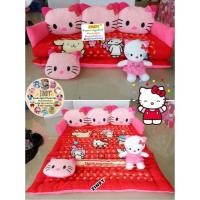 ราคา ที่นอนโซฟาหัวตุ้กตาลายคิตตี้และเหล่าซานริโอ้ผ้านาโน2in1 พับเป็นโซฟากางออกเป็นเตียง แถมหมอน1 หมอนข้าง1 (1407015370)