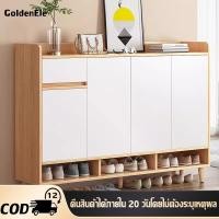 ราคา GDE ตู้รองเท้า ชั้นวางรองเท้า แข็งแรง ตู้เก็บของ ทนท วางของได้ ตู้วางรองเท้า Shoe Rack Cabinet พร้อมประตูตู (29780744584)