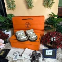 ราคา Used Like New HERMÈS CHYPRE Linen beige calfskin Size36 (43856884340)