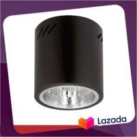 ราคา โคมดาวน์ไลท์หน้ากลมติดลอย 6 นิ้ว 1xE27 รุ่น MZY601-BK สีดำ (24917134677)