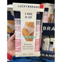 ราคา เซ็ตกางเกงในผู้หญิง Lucky Brand 5 ตัว ไซส์ M (รอบอก 93-96cm) ซื้อใน US (28900044893)