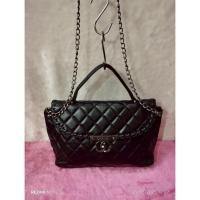 ราคา กระเป๋ามือสองหนังดำแบรนด์ชาแนล (41552115289)