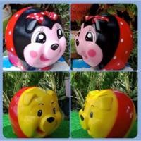 ราคา กระปุกออมสินหมูการ์ตูนลายมิกกี้เมาส์ปลาหวาน & หมีพูห์สุดเท่แบบน่ารักๆขนาด 21x25x26 cm (กxยxส) (17067371939)
