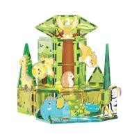 ราคา PicassoTiles 38 Pc Safari Magnet Tile Building Blocks with 8 Magnetic Animals (25637080121)