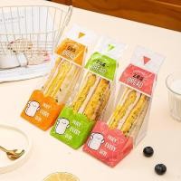 ราคา ถุงแซนวิช ซองแซนวิช ถุงห่อแซนวิชสามเหลี่ยม ถุงแซนวิชพิมพ์ลาย สีแดง 98-100 ชิ้นต่อแพ็ค (28124888450)