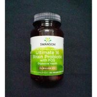 ราคา Swanson Dr. Stephen Langer's Ultimate 16 Strain Probiotic with FOS 60 caps โปรไบโอติก บำรุงระบบทางเดินอาหาร (1831512011)