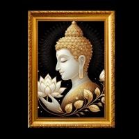 ราคา พระสัมมาสัมพุทธ เจ้าพระพุทธเจ้า พระยูไล ดอกบัวแห่งการตรัสรู้หลุดพ้นจากกองทุกข์ทั้งปวง ของขวัญ มงคล รูปพร้อมกรอบรูปบูชา (28563332754)