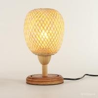 ราคา เชิงเทียนหวายสานไม้ไผ่โคมไฟตั้งโต๊ะบ้านไร่ลมข้างเตียงโคมไฟบรรยากาศโต๊ะศึกษาบาร์โคมไฟตั้งโต๊ะคาเฟ่ 2DET (28006327446)