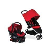 ราคา พร้อมส่ง!! ส่งฟรี!! รถเข็นเด็กพร้อมกระเช้าคาร์ซีท Britax B Agile & B Safe 35 Travel System สีแดง (25226597943)