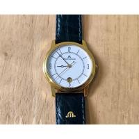 ราคา นาฬิกามือสอง Maurice Lacroix เรือนทอง สายหนังดำออกเขียว (28483038237)