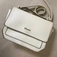 ราคา กระเป๋าหนังแท้ ยี่ห้อ daphne มือสอง กระเป๋าสะพายข้างสภาพดี (18695661063)