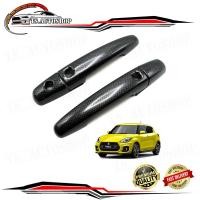 ราคา ครอบมือจับ มือดึงประตู ประตูหน้า ซ้าย+ขวา รุ่นท็อป เครฟล่า 4ชิ้น Suzuki New Swift Hatchback Top (9633798726)