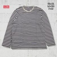 ราคา Uniqlo Stripe เสื้อยืดแขนยาว Original Second Preloved (18386380274)