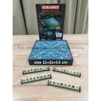 ราคา Kids learningScrabble Original เกมส์คำศัพท์ เกมส์ฝึกสมอง เป็นกล่องพลาสติก พับเก็บได้ เกมส์ครอบครัว (25076966177)