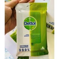 ราคา Dettol : Antibacterial Wet Wipe 1 ซอง 10 แผ่น ผ้าเช็ดทำความสะอาดผิวแบบเปียก (3142602507)