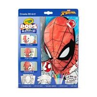 ราคา Crayola Pops Spiderman 3D Activity Set เครโยล่า ป็อปส์ สไปเดอร์แมน กระดาษศิลปะ 3มิติ และปากกาเมจิก 04-0740 (26335607197)