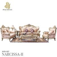 ราคา NARCISSA-II SOFA SET : ชุดโซฟาหลุยส์ 3ชิ้น (3+2+1ที่นั่ง) พร้อมหมอนอิงและโต๊ะกลางสุดหรู รุ่น “นาร์ซิสซ่า-2" (6215258623)