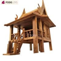 ราคา FODE4289 ศาลพระภูมิ ศาลเจ้าที่ ศาลาทรงไทย ศาลเจ้าที่ไม้ ศาลตายายไม้สัก ศาลตายายไม้ ศาลไม้สัก ศาลไม้ ศาลทรงไทย ศาลพระภูมิ (14816502633)