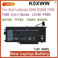 ราคา ใหม่5289 71TG4แบตเตอรี่แล็ปท็อปสำหรับ DELL Latitude 5289 7389 7390 2-In-1 Series L3180โน้ตบุ๊ค725KY N18GG 4เซลล์ (24589844065)