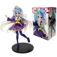 ราคา ใหม่ NO GAME NO LIFE 18.5 ซม. ชุดหูแมว Shiro เหนือมงกุฎ ของเล่นฟิกเกอร์สำหรับของขวัญ โมเดลสะสม ของตกแต่งโต๊ะ (28631718686)