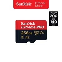 ราคา SanDisk Extreme Pro microSDXC 256GB A2 (SDSQXCD-256G-GN6MA) ความเร็วสูงสุด อ่าน 200MB/s เขียน 140MB/s (1583595163)
