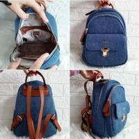 ราคา กระเป๋าเป้ผ้ายีนส์ Guess pushlock (13102229783)