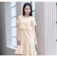 ราคา เดรส ชุดคลุมท้อง ชุดให้นม มือสอง pure (23505216353)