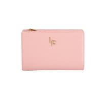ราคา Louis Fontaine กระเป๋าสตางค์ 2 พับกลาง รุ่น LIVELY - สีชมพู (40302187177)