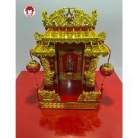 ราคา ศาลเจ้าที่จีนตี่จู้เอี๊ยะ ขนาด 14 นิ้ว 3 หลังคา ทองชุป (12396041127)
