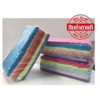 ราคา ผ้าขนหนู ขนาด 15*30นิ้ว แพค 12ผืน เนื้อดี สีสวย (7259872535)