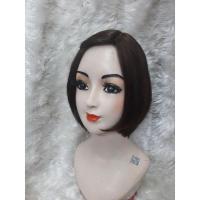 ราคา วิกผมแท้100% ทอsilkเสมือนหนังหัวจริง ผมสั้นแสกขวา (29103529774)