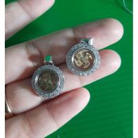 ราคา จี้กังหันแชกงหมิวสีเงินใบพัดสีทองล้อมเพชรใบพัดหมุนได้ (24313415834)
